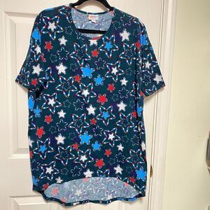 Lularoe Irma patriotic tunic S